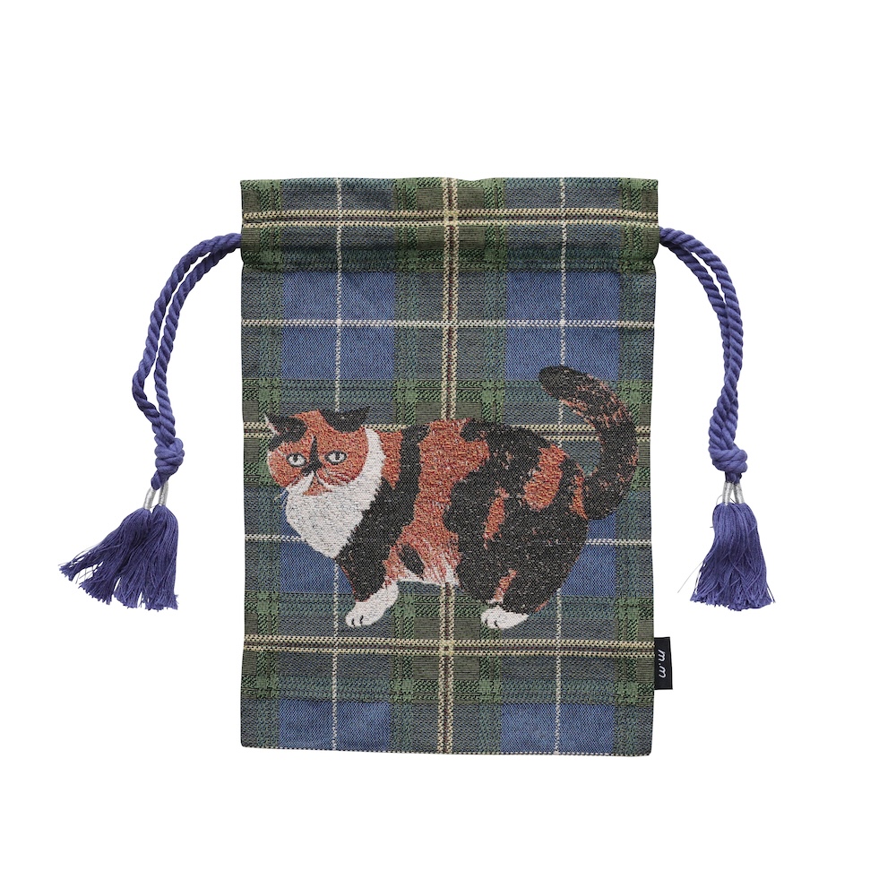 Dear mee 松ヤニパック Matsuo Miyuki Drawstring bag Mugi | 8000000works | エイト